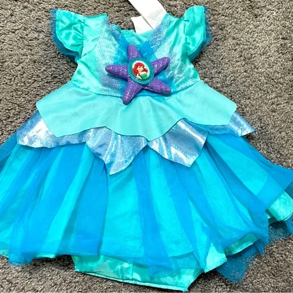 Disney Costumes | Little Mermaid Costume 6-12 Months | Color: Blue/Green | Size: 6-12 Months | Bdunkk's Closet